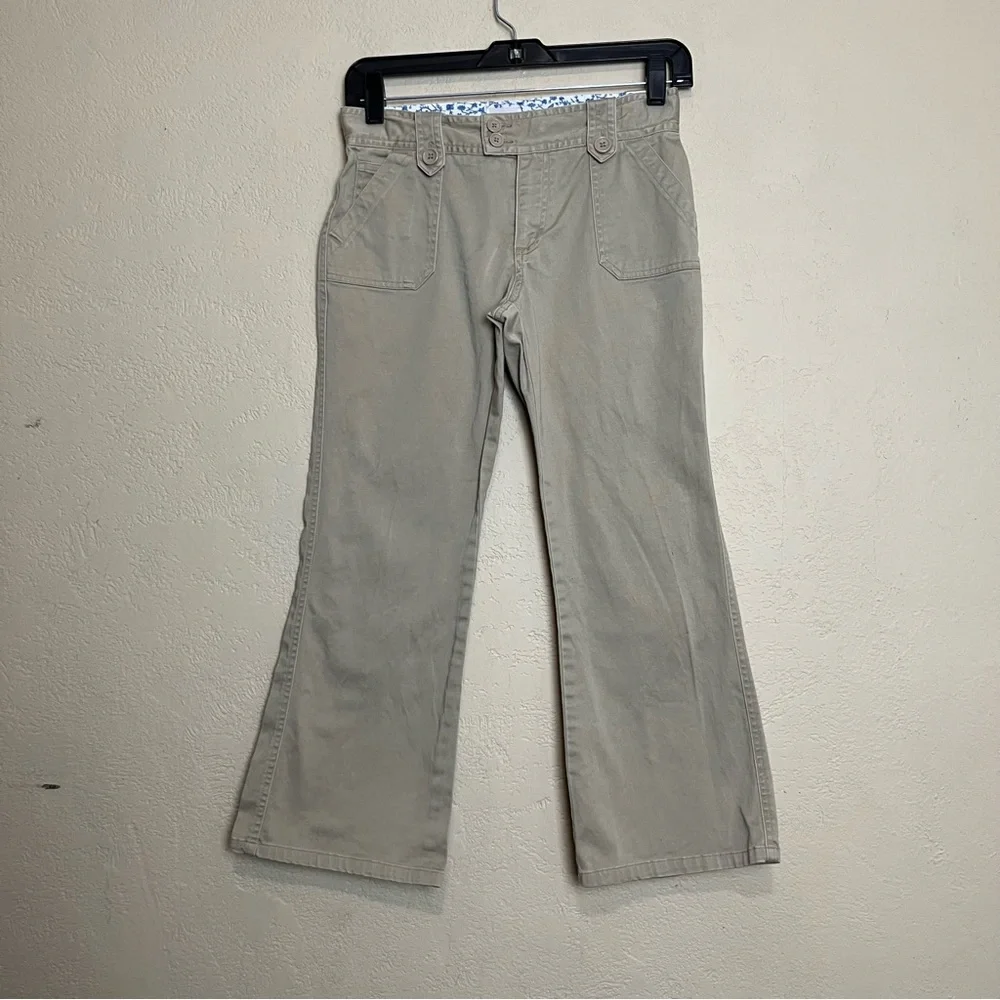 5 for $30 Old navy girl boot cut mid rise uniform pants‎ size 8-1/2